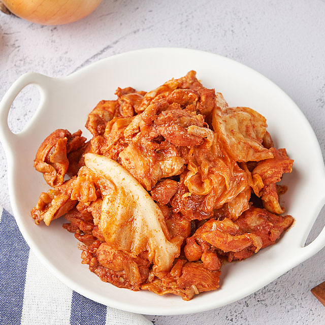 춘천 한입 신선닭갈비 일반맛 1kg 양념 택배 숯불 캠핑음식 : 신선 닭갈비