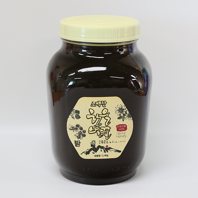 소백산 한울벌꿀 자연산 밤꿀 2.4kg : 정한농원