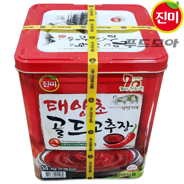 진미 태양초 골드 고추장 14kg / 진미식품 : 푸드모아