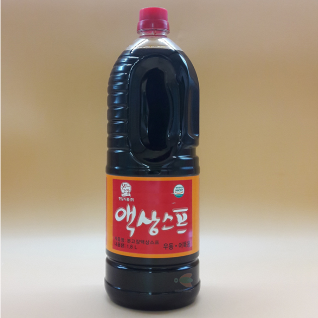 본고장 어묵우동 액상스프 한일1.8kg 냄비우동 장국 냉모밀 해물볶음 샤브 : 나래 식자재