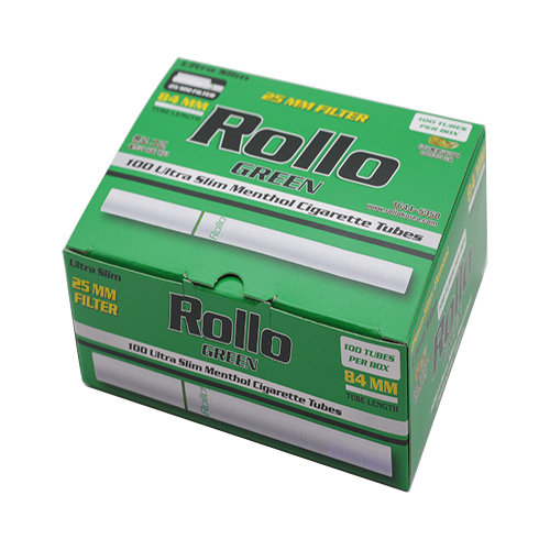 ROLLO 롤로 울트라슬림 맨솔 박하 수제담배 튜브필터 100개입 200개입 : 수제담배 다모아시가렛