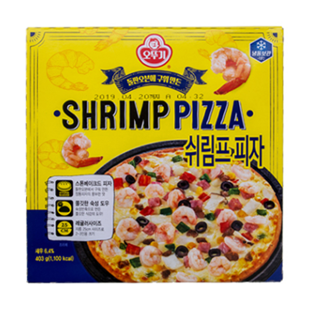 쉬림프 피자 403G x 6판 : 에스플러스마켓