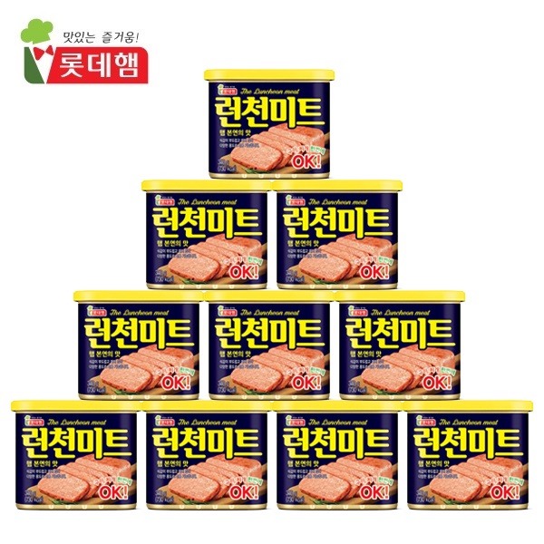 롯데 런천미트 340g x 10개 : 해피상사