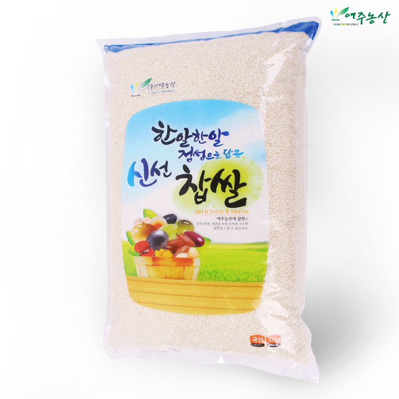 (주)여주농산 신선 찹쌀 10kg : 주식회사 여주농산