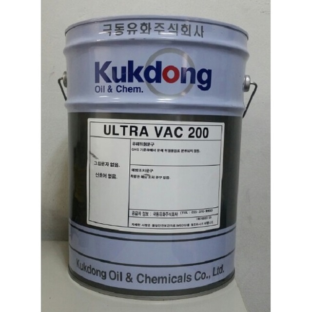 울트라박 200, ULTRAVAC 200 진공펌프오일 20L 극동유화 : 51뱅크