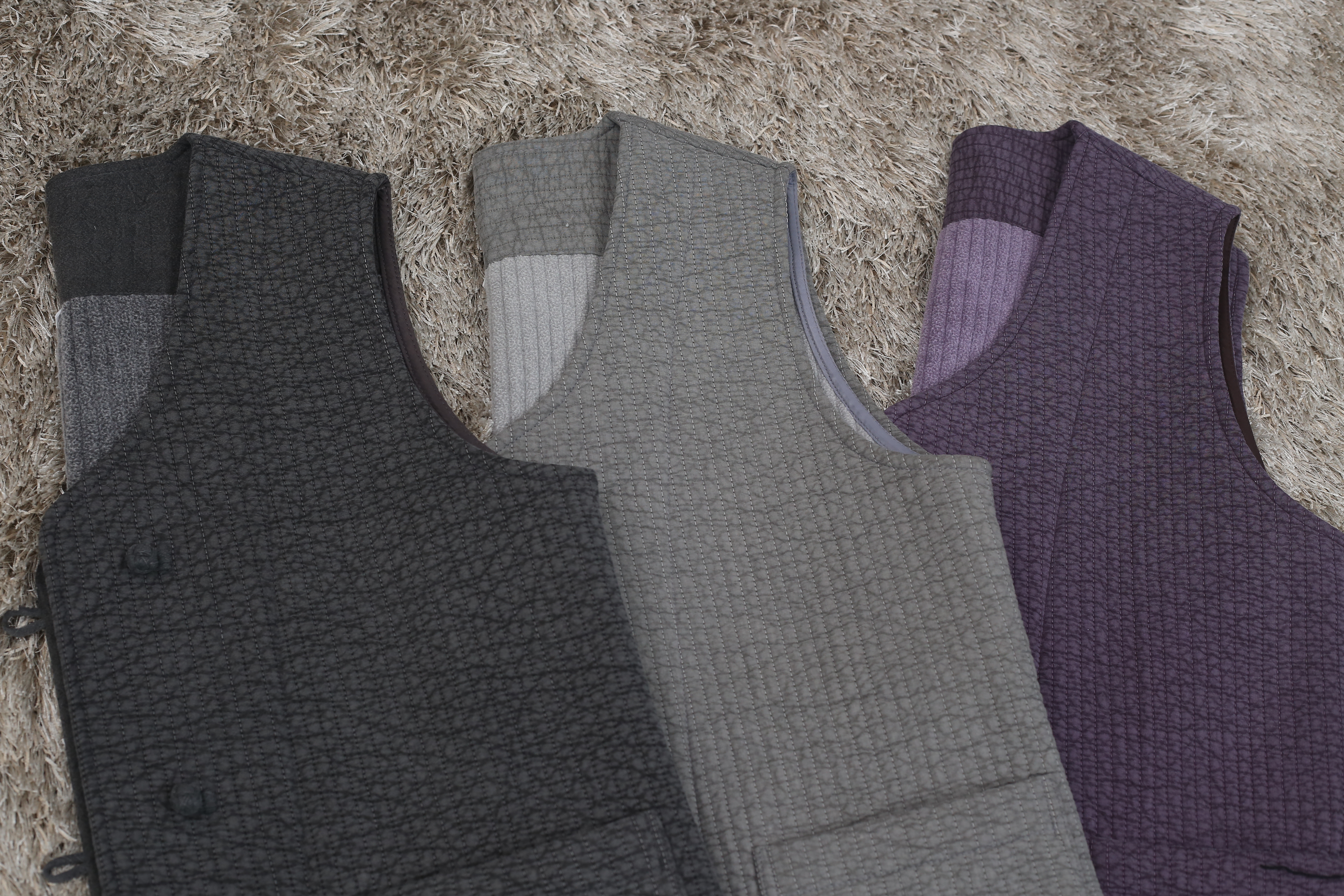 겨울담누비조끼 여성생활한복 여자조끼 누빔개량한복 어머니생활복 절복 법복 : 고소은 우리옷