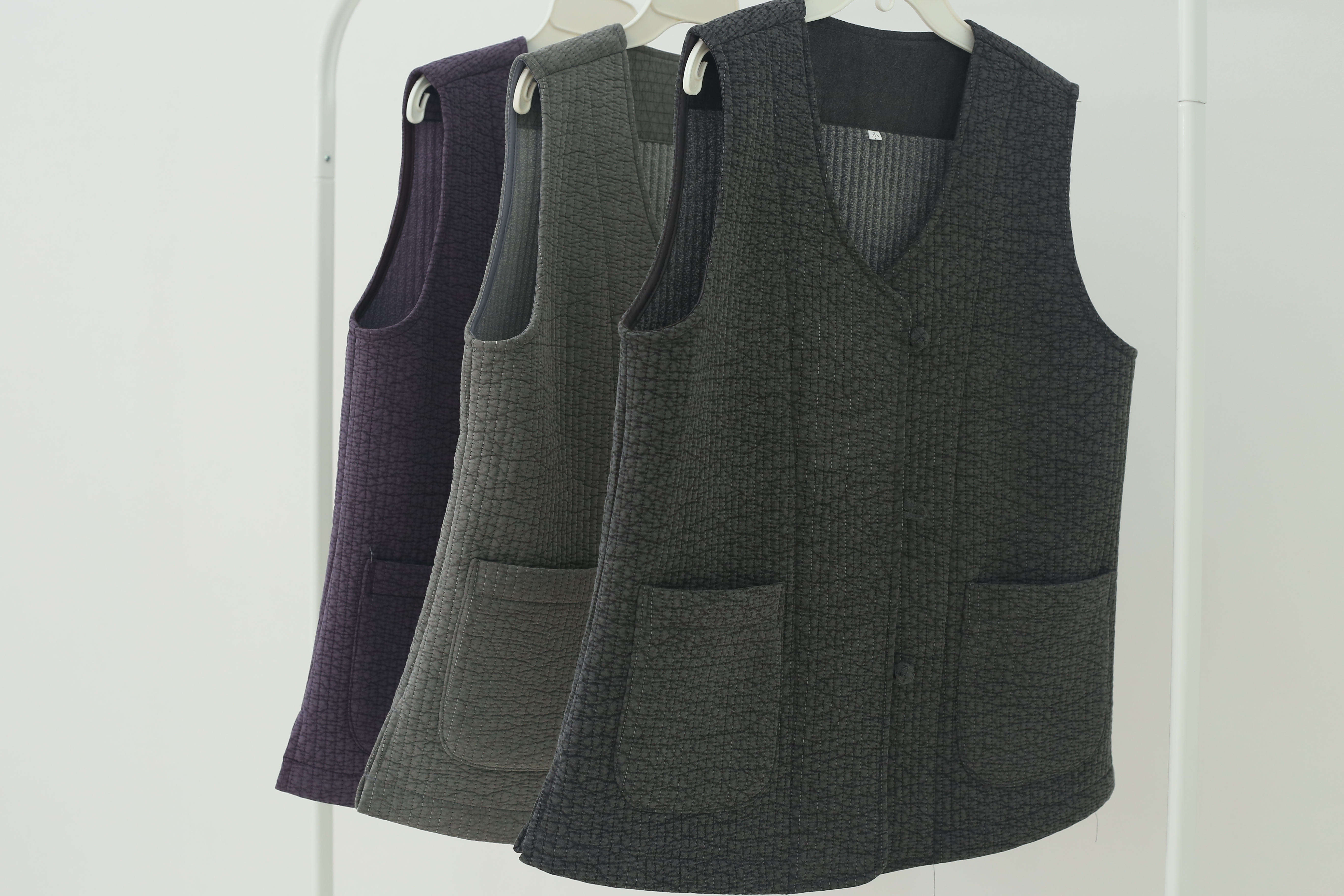 겨울담누비조끼 여성생활한복 여자조끼 누빔개량한복 어머니생활복 절복 법복 : 고소은 우리옷