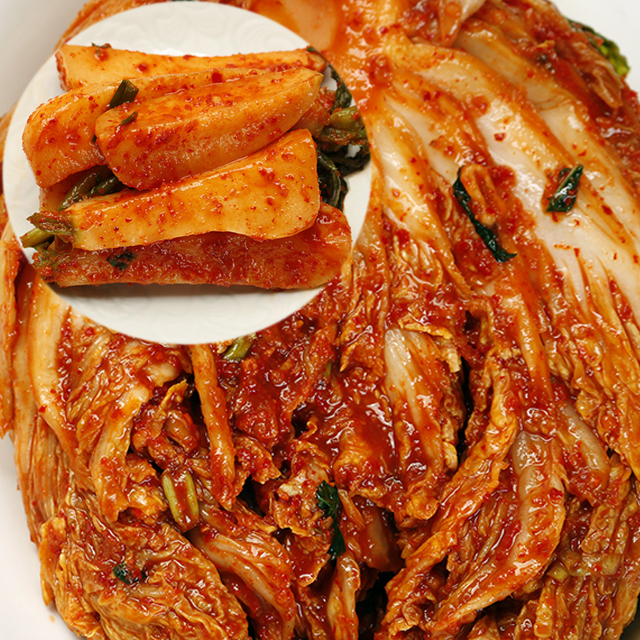 [한국농협김치]순천남도 전라도 배추포기김치3kg+총각김치3kg(멸치젓_전라도식)세트 : e조은장터