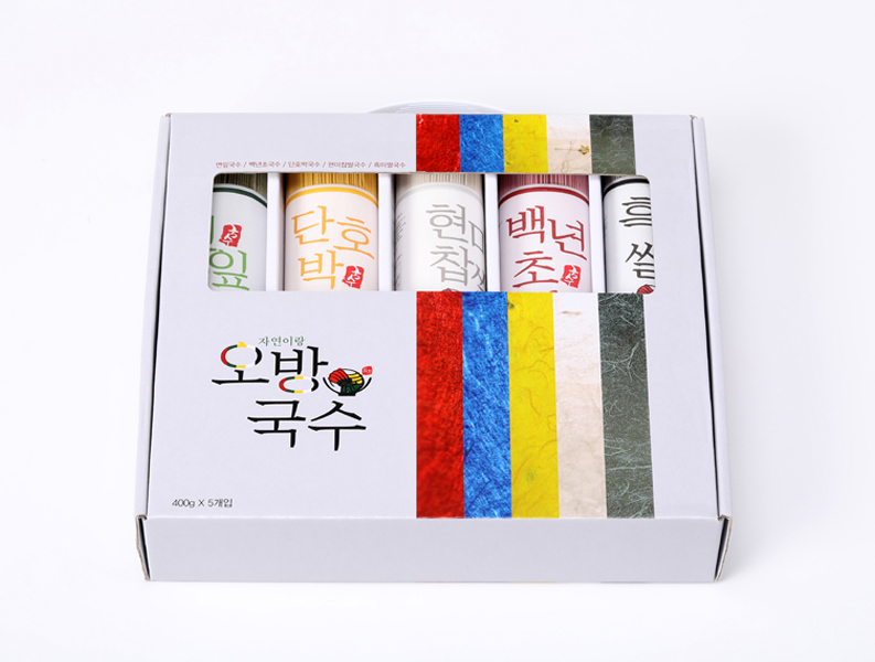 오방국수 오색 발효 건강 연잎 단호박 국수면 : 개미슈퍼
