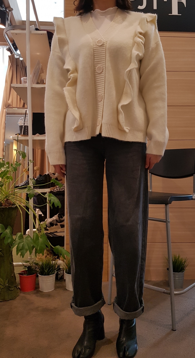 러플니트 가디건 (PKD05007) : 신세계 여주 프로젝트 F