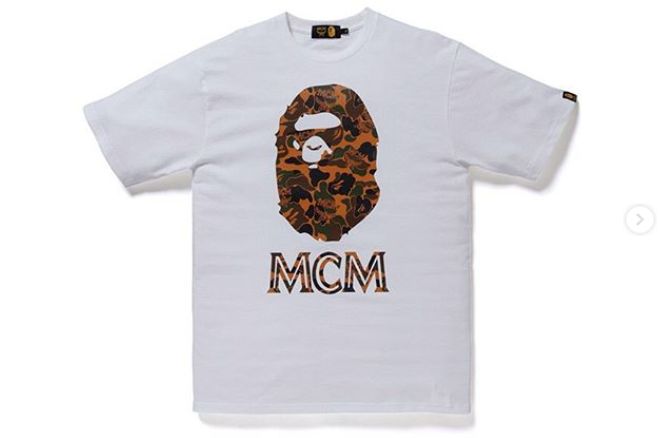 [베이프X엠씨엠 콜라보] 카모 에이프 헤드 티 MCM×BAPE CAMO APE HEAD TEE : 재팬베이프스토어