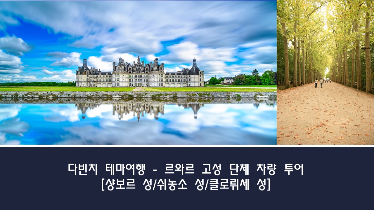 [단체차량] 다빈치 테마여행_르와르 고성 차량투어 : 여행담다