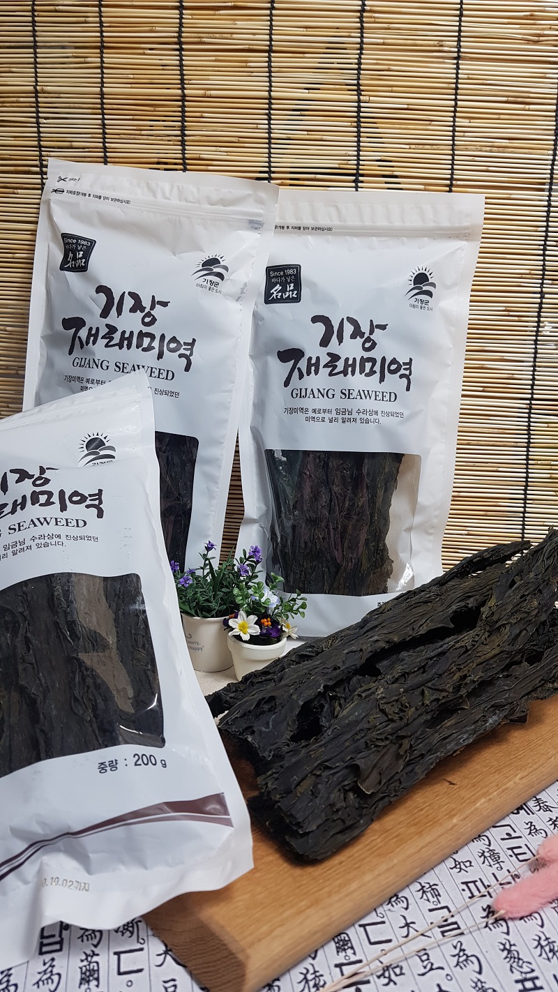 명품 기장재래미역[200g] 건어물도매 부산특산품 진한 국물 - 명절선물세트도 있습니다 : 해그린푸드  -김의한수-