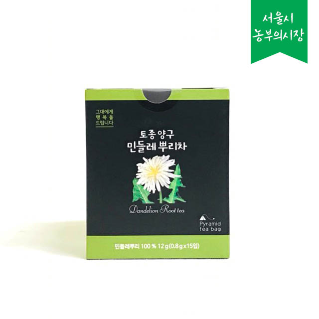 [농업회사법인 양구민들레(주)] 토종 양구 민들레 뿌리차 1박스 (15티백) : 농부로부터x쌈지농부