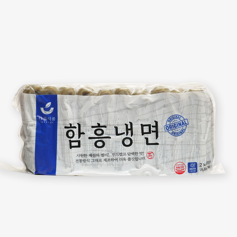 다믈식품 프리미엄 함흥냉면10인분 2kg : 농민식자재