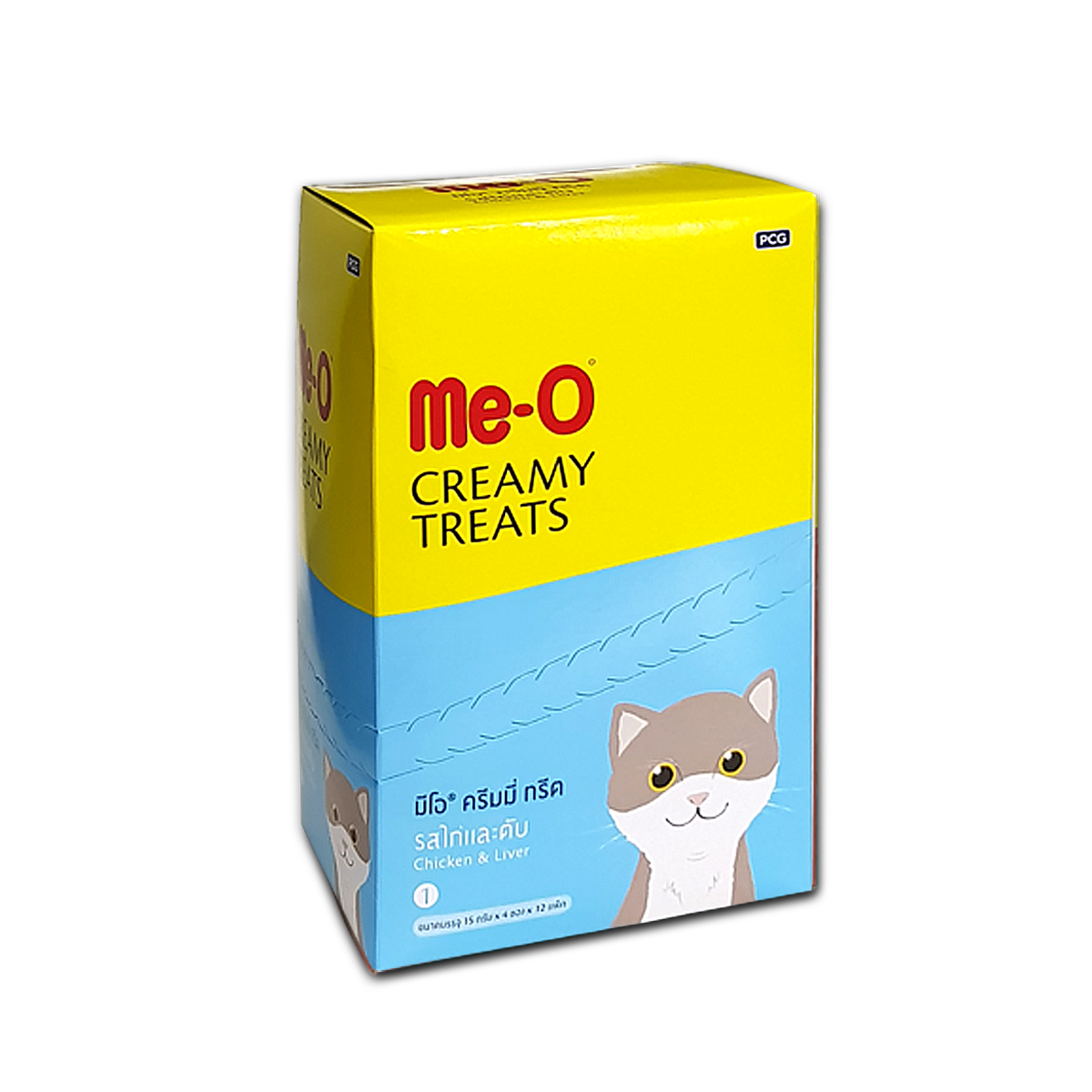 미오크리미 짜먹이는 고양이 츄르 영양간식 15g x 96개입 연어 : 피앤에이컴퍼니