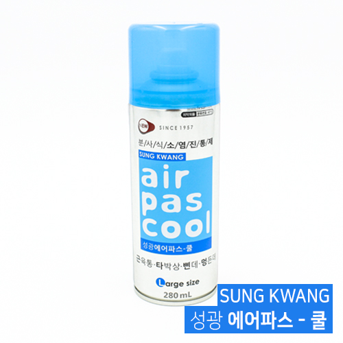 성광 에어파스-쿨 280ml - 1개 : 국제테이핑