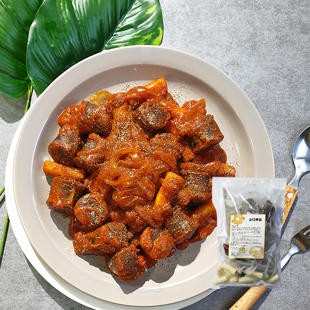 [더함푸드] 장푸드 매콤 순대볶음 535g : 더함푸드