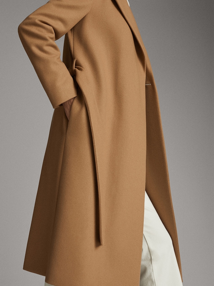 Massimo Dutti 마시모두띠 울 백코트 카멜 (6407/516) : 쇼잼