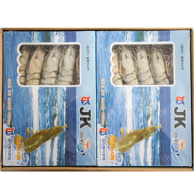 선도 최상 블랙타이거새우 10 15 20 30미 박스(500g x 10팩) 업소용 얼룩새우 : 더푸름마켓