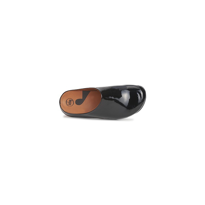 핏플랍 FitFlop Womens Shuv Patent Mule Black : 쇼잼