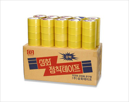 삼화테이프 박스 포장용테이프 국산 라바타입  48mm X 40M(50개) 투명 : 테이프114