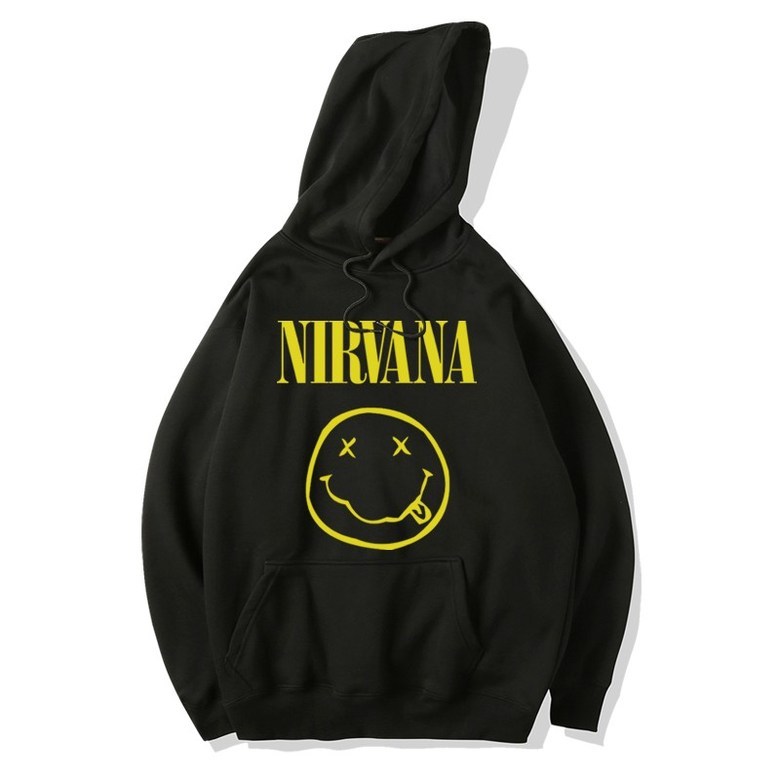 Nirvana 너바나 시그니처 이모니콘 후드티 : 상해옷장