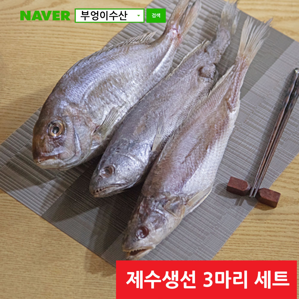[반건조생선] 제수용생선 3마리세트 - 참돔, 조기, 민어, 부엉이수산 : 부엉이수산