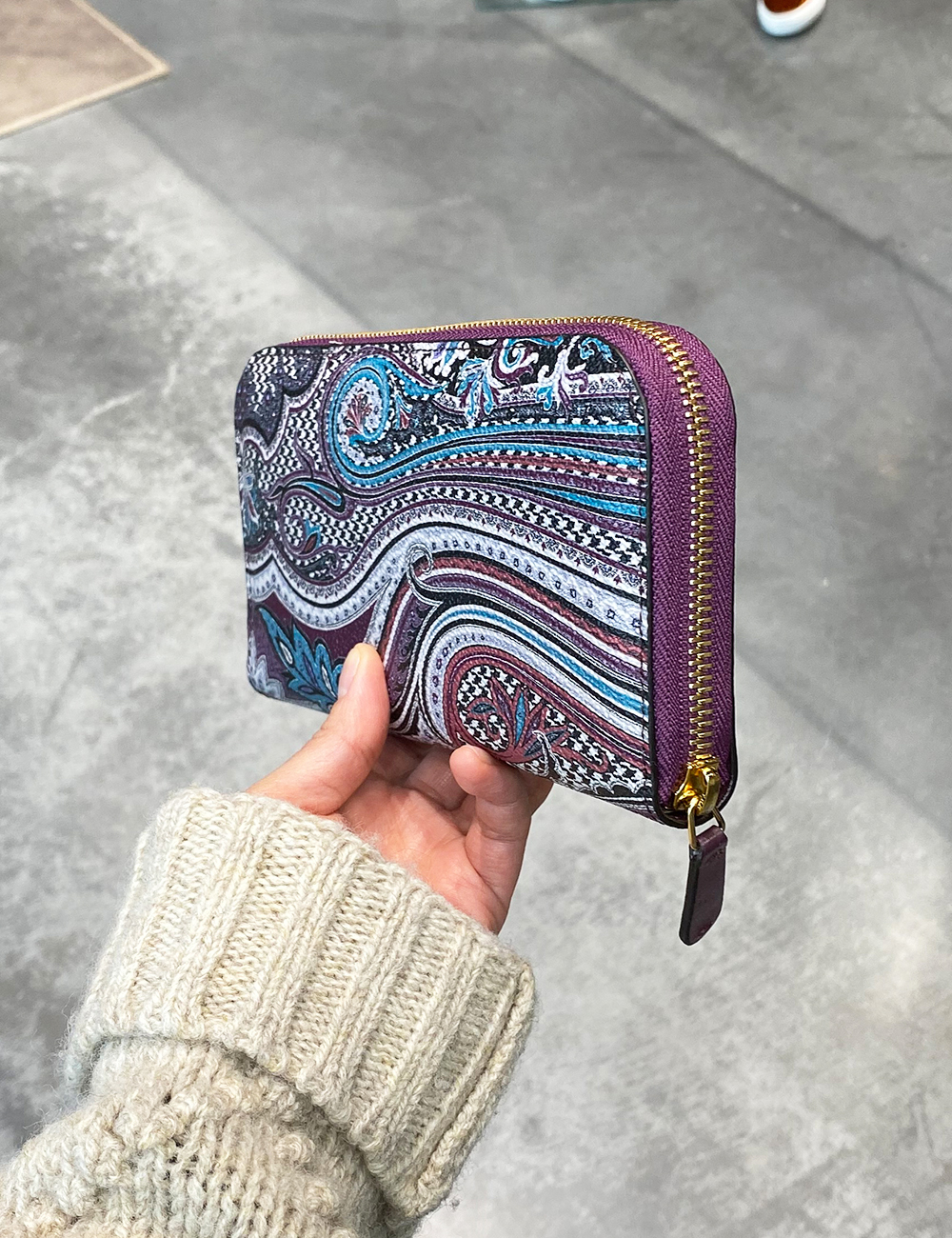 에트로 페이즐리 집어라운드 장지갑 / ETRO PASLEY ZIP AROUND  LONG WALLET [1G217 2347 8010] : 프랑크뮤즈