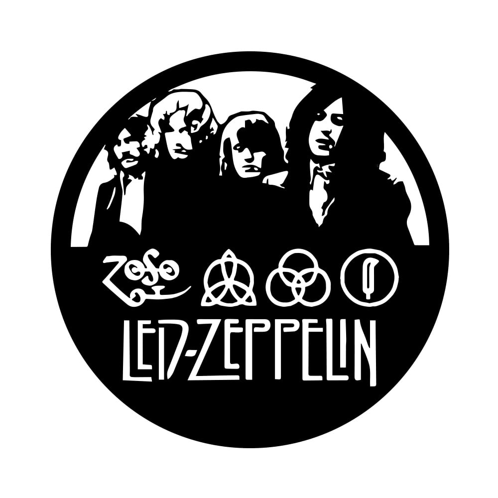 Led Zeppelin 레드제플린 스티커3 자동차 노트북 데칼 : 액자닷컴