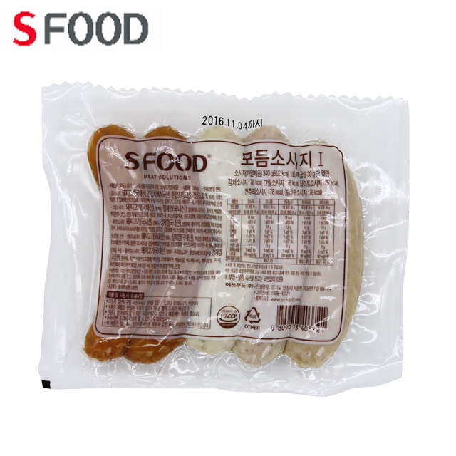 에쓰푸드 모듬소시지 340g 아이스박스포함 무료 : 미채움푸드