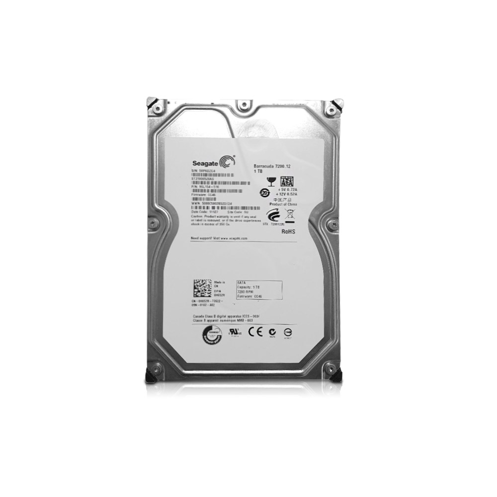 중고하드 HDD PC용 3.5인치 대용량 SATA 1TB 하드디스크 : 킹프라이스