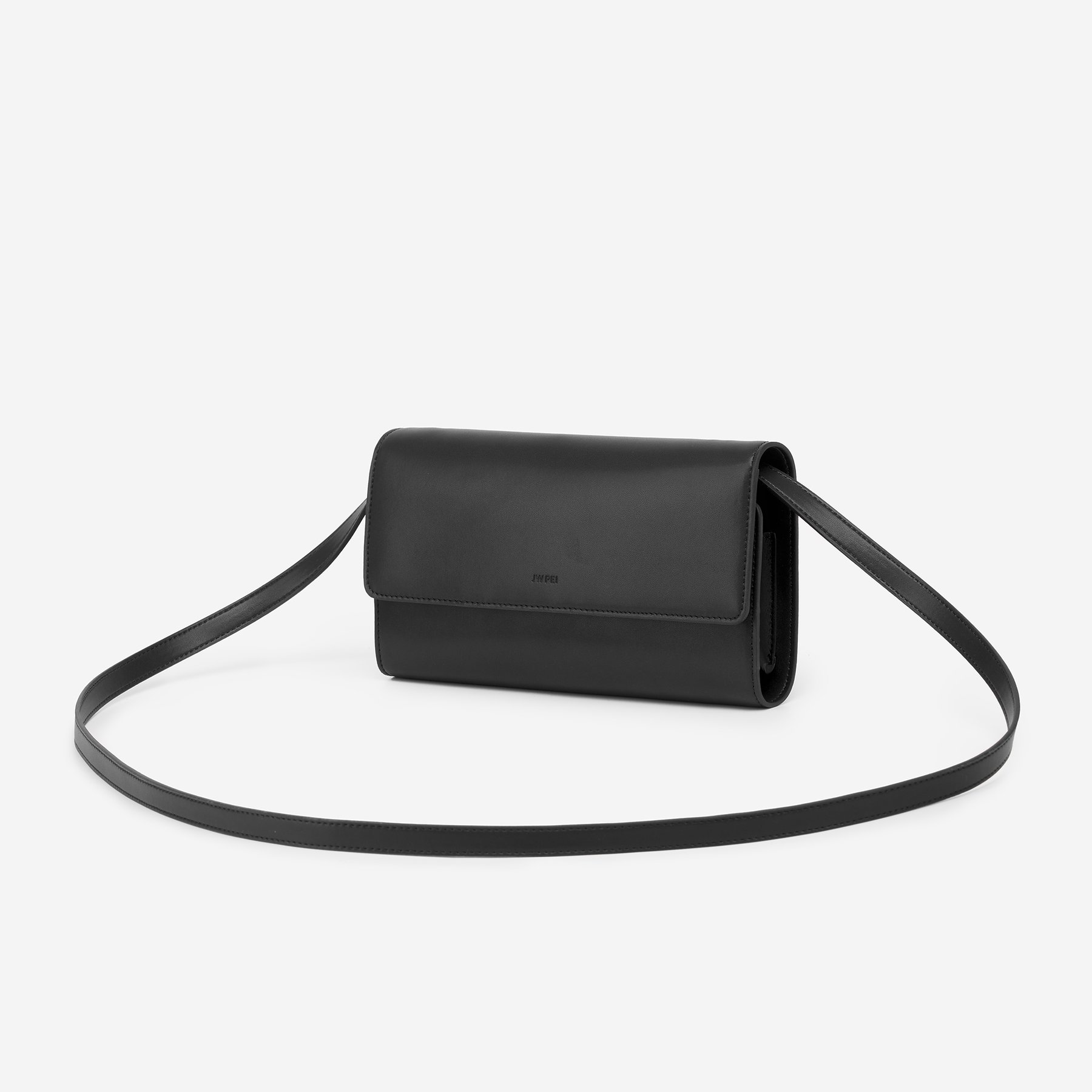 FRIDAY BY JW PEI 지갑겸 숄더백 The Black Flap Wallet : 쇼잼