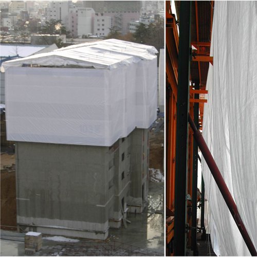 동절기보양천막 1M2당 (주문제작) : 건자재닷컴