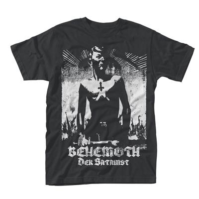 공식 BEHEMOTH 비히모스 Der Satanist 반팔 티셔츠 : 매드몽키
