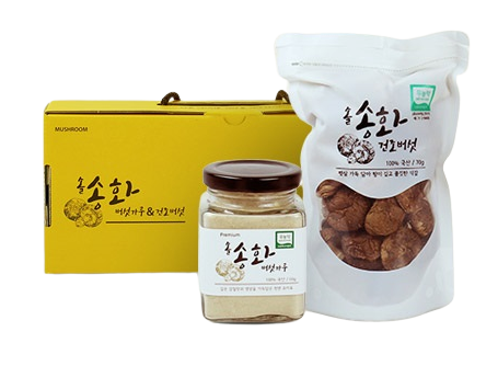 솔송화 버섯가루 & 건조버섯 2종 세트 : 두리두리몰