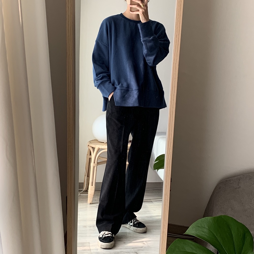 모던 세미일자핏 슬랙스 : 두오