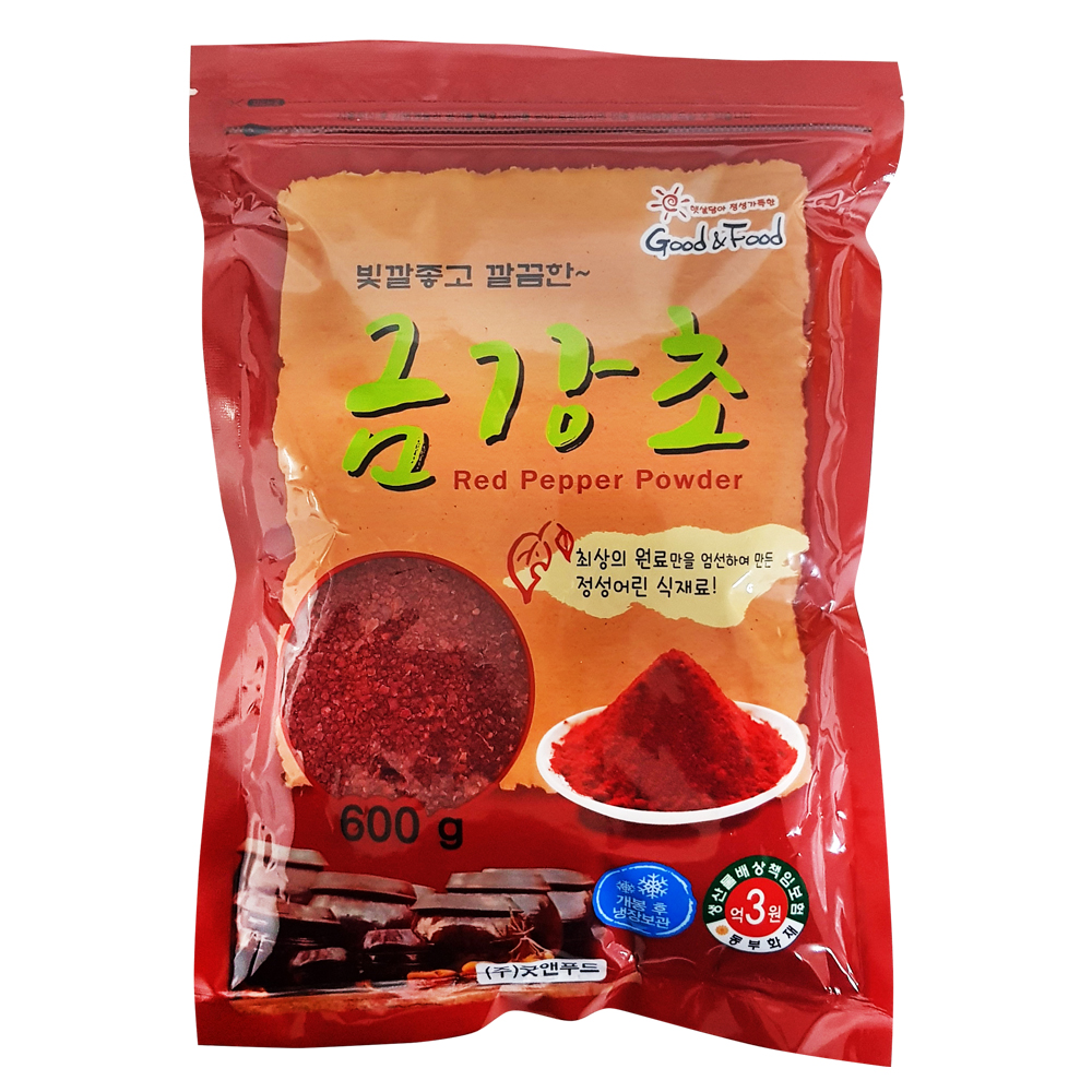 다산식품 굿앤푸드 금강초 양념다대기 600g : 두배로마트
