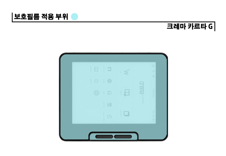 좀비베리어 크레마 카르타G 저반사 지문방지 액정 보호필름 : 좀비베리어