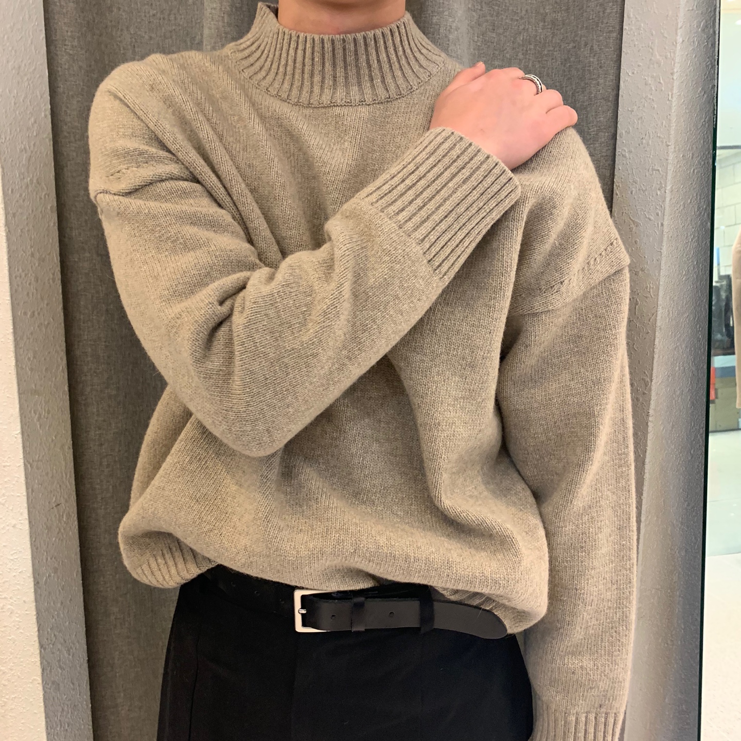 브룩 울 반목니트 : 행달