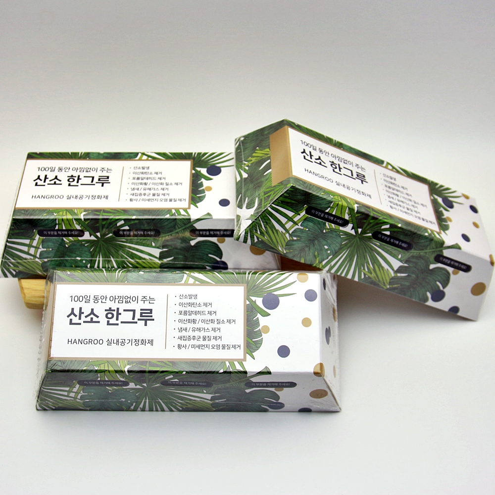 10개월분 실내공기정화 산소한그루 3개 국내산 편백나무방향제 6개세트 미혼모가정 후원 : 고마운사람들