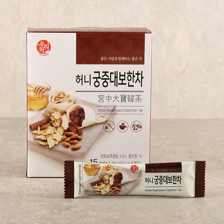 송원식품 허니 궁중대보한차 15T : Teaman
