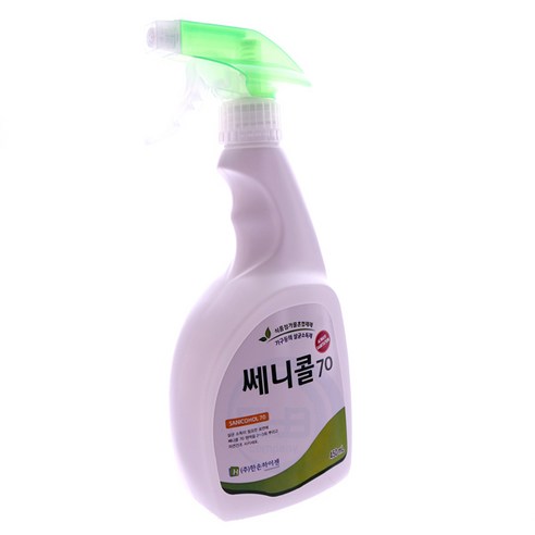 살균소독제 쎄니콜70 450ml 식품첨가물 야채과일 소독 세척제 : 에스와이클린