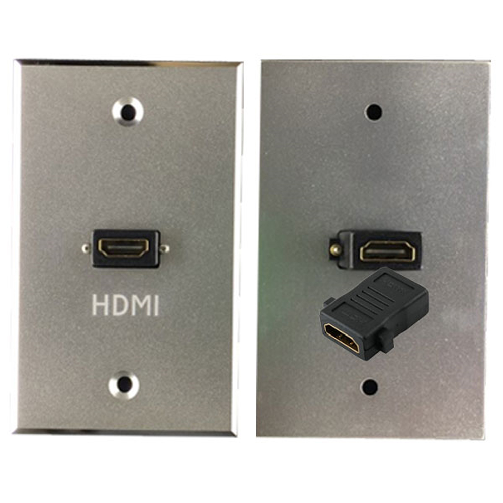 모도컴퍼니 / DNSTech / 디엔에스테크 월플레이트 HDMI 1구 -형 벽면 판넬 (WPHDMI1) : 모도샵