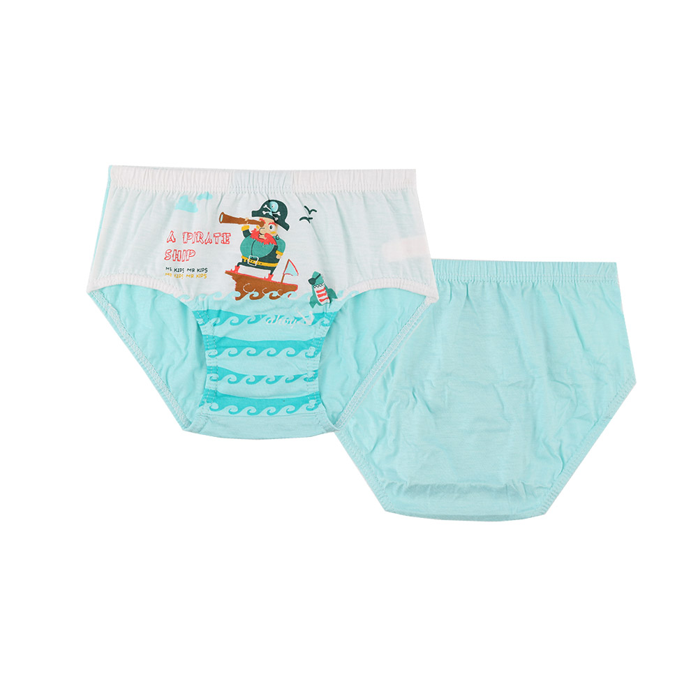 MRKIDS 몸에 순한 순면100% 남아동 팬티세트 5매입 귀여운 해적친구들 D0525 : 쏙샵 언더웨어