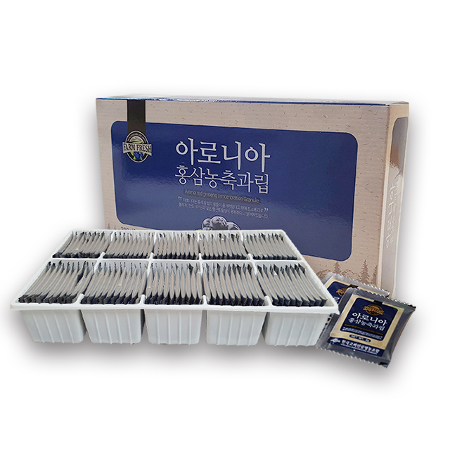 아로니아 홍삼농축과립 3g x 100포 : 고려인삼영농조합법인