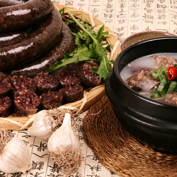 가득찬 찰진 순대 1kg 2kg 찰 부추 고기 야채 맥돈 : 우포누리 쇼핑몰