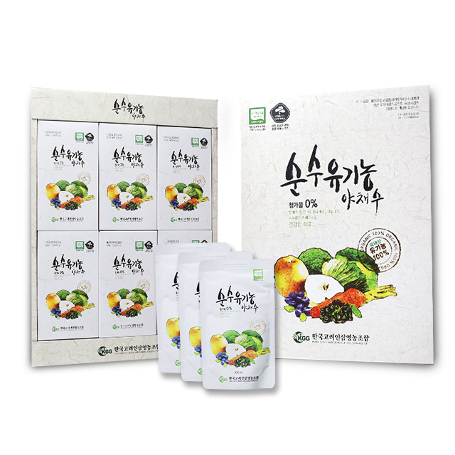 한국고려인삼 순수유기농야채수 : 고려인삼영농조합법인