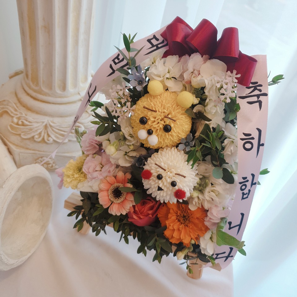 미니화환 디자인 No.60 : 손끝에서 만발하다