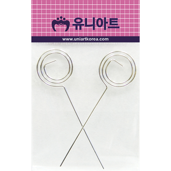 1500 메모꽂이철 원형 유니아트 : 스쿨문구
